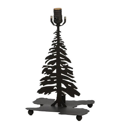 14"H Tall Pines Lighted Table Base