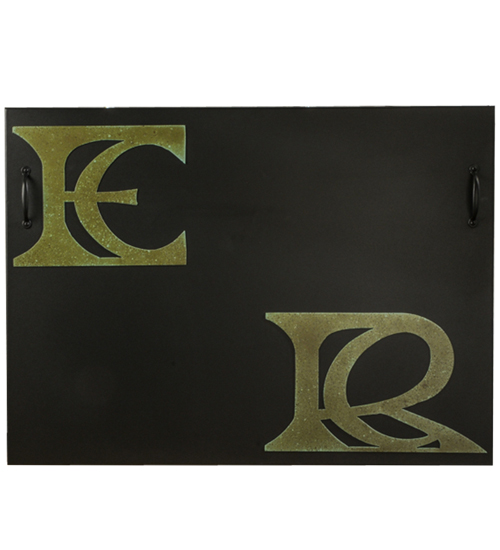 Monogram Fireplace Cover