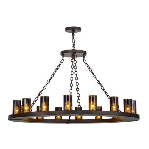 48"W Loxley 16 Light Chandelier