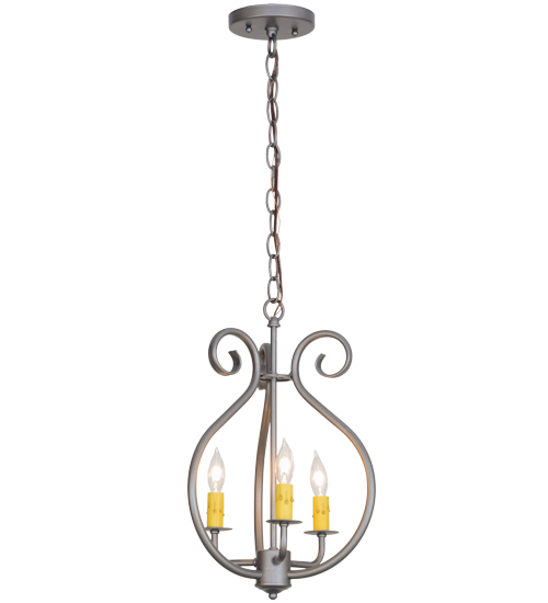 12"W Easton 3 Light Pendant