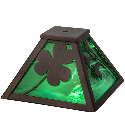 8"Sq Shamrock Shade