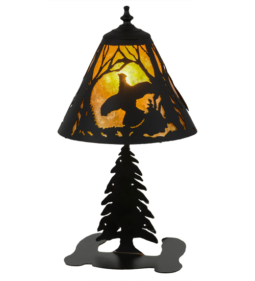 17"H Ruffed Grouse Accent Lamp