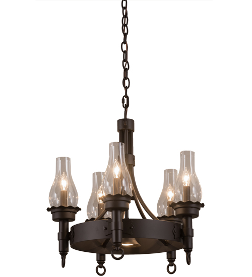 22"W Durango 5 Light Chandelier