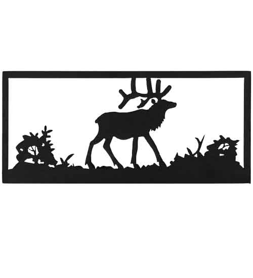 18"W Lone Elk Wall Art