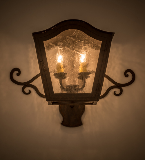 21.5"W Christian Wall Sconce