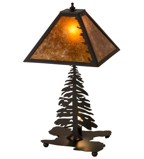 21" High Leaf Edge Table Lamp