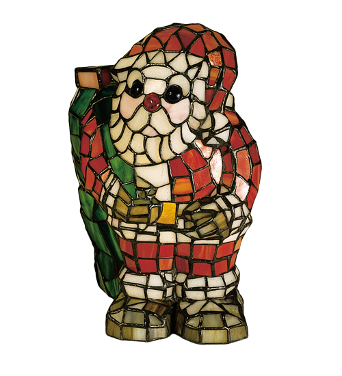 13" High Santa Claus Accent Lamp