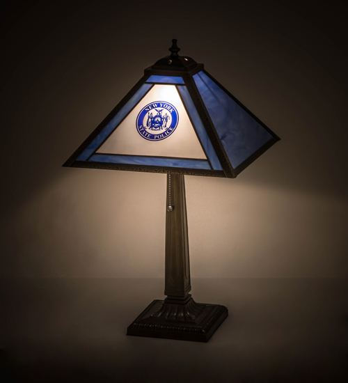 22"H Personalized State Trooper Table Lamp