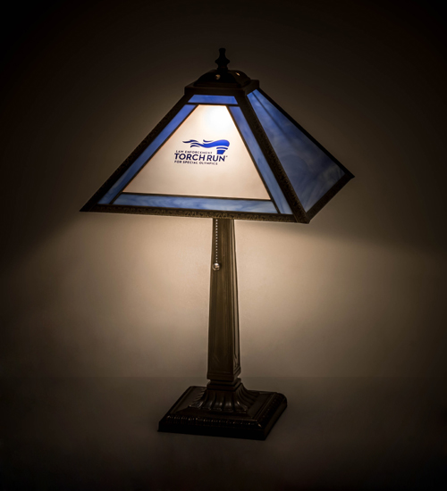 22"H Personalized Torch Run Table Lamp