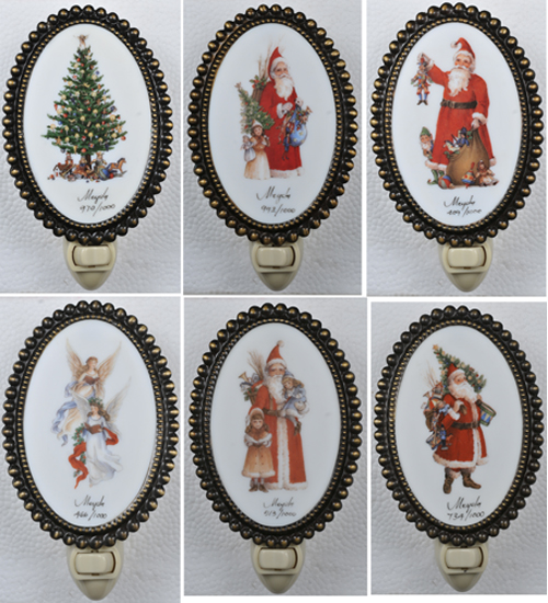 6"H Christmas 12 Pieces Night Light