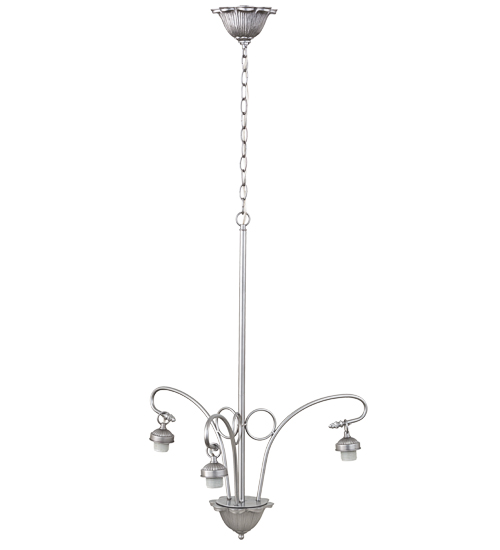 24"W Victorian 3 Light Chandelier Hardware