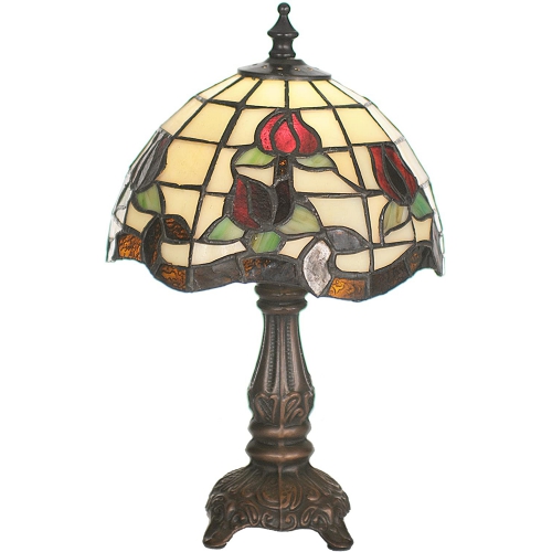 12" High Roseborder Mini Lamp