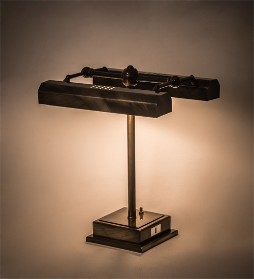 16" High Utica Library Lamp