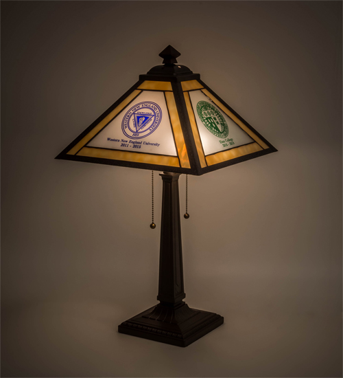 18" Wide Personalized Graduation Present Table Lamp