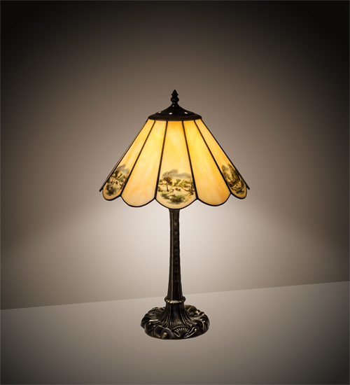 21" High Americana Table Lamp