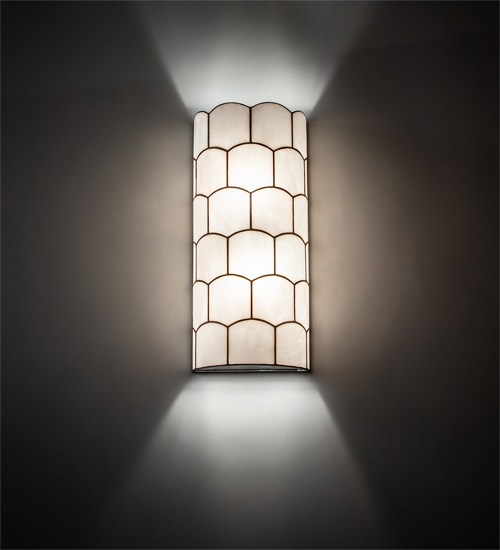 8" Wide Vincent Honeycomb Wall Sconce