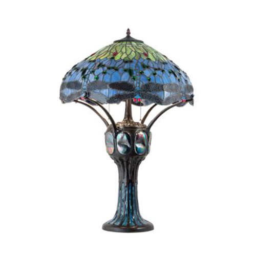 33" High Hanginghead Dragonfly Table Lamp