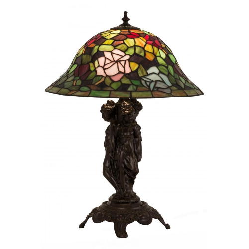 21.5"H Rosebush Table Lamp