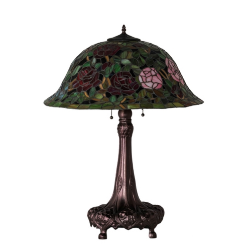 31" High Tiffany Rosebush Table Lamp