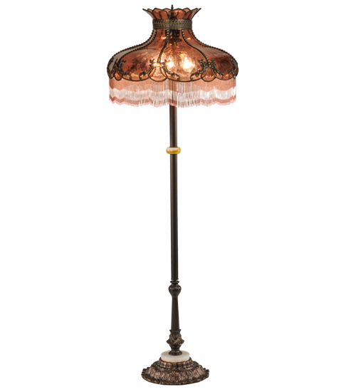 63.5"H Elizabeth W/Fringe Floor Lamp