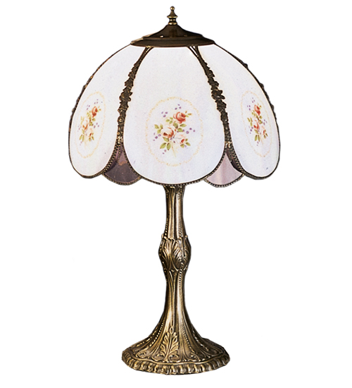 22"H Rose Bouquet Table Lamp