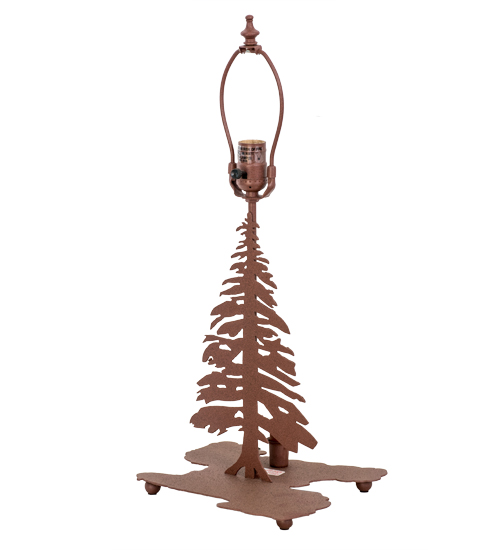 14"H Tall Pines Lighted Base Table Base
