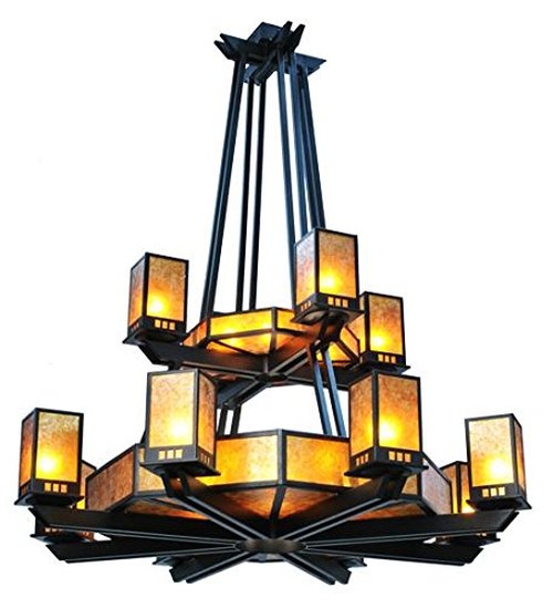 58"W Avondale 10 Arm Two Tier Chandelier