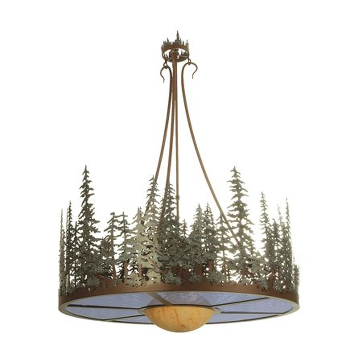 36" Wide Pine Lake Inverted Pendant