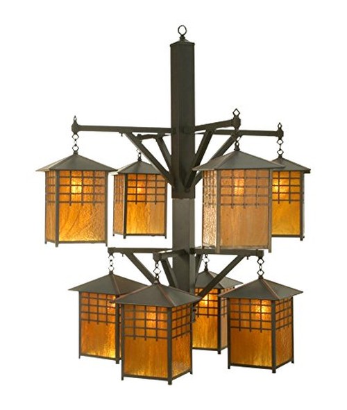 47" Wide Castille 8 Light Two Tier Chandelier