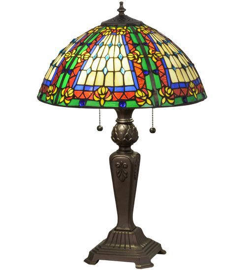 24.5"H Fleur-de-lis Table Lamp
