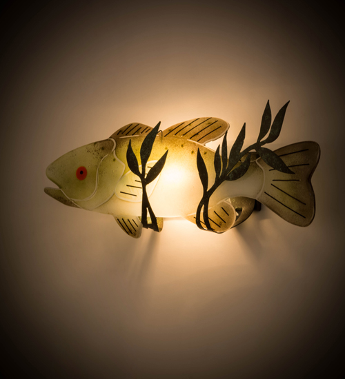 22"W Metro Fusion Bass Wall Sconce