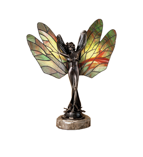 21.5"H Dragonfly Lady Accent Lamp