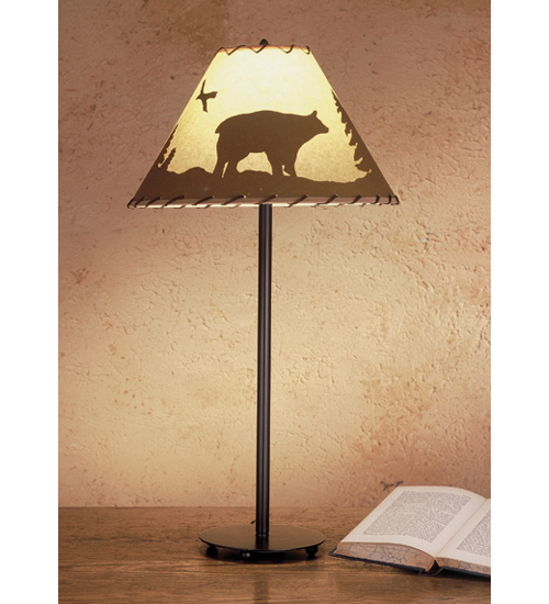 29"H Bear in the Woods Table Lamp