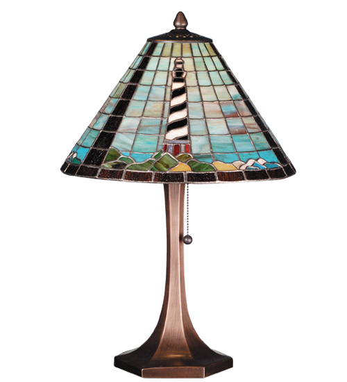 21"H The Lighthouse on Cape Hatteras Table Lamp