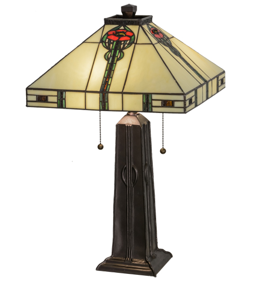 23.5"H Parker Poppy Table Lamp