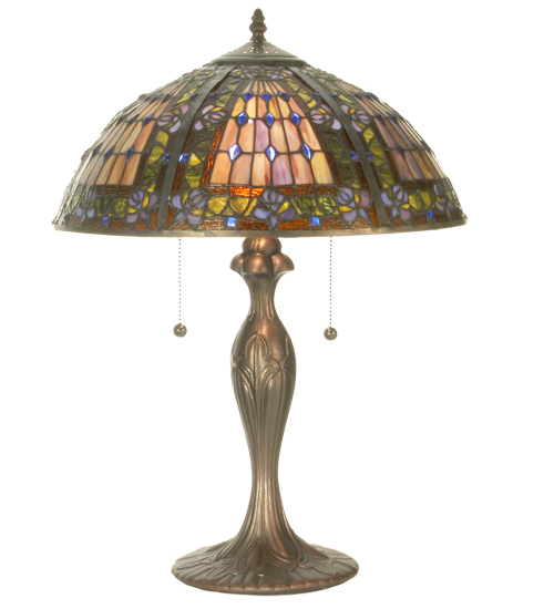 22.5"H Fleur-de-lis Table Lamp
