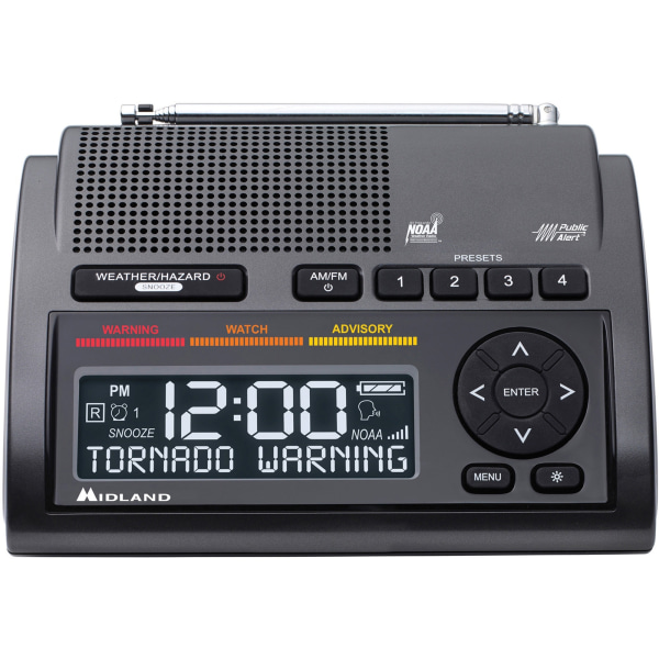 DELUXE NOAA WEATHER ALERT RADIO + AM/FM