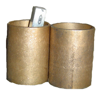 Misc Engine Parts Bronze sleeves 1" I.D. x 1 1/8" O.D. x 3" total length also includes 2" of 1/4" x