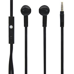 Stereo In-Ear Earbuds with In-Line Mic