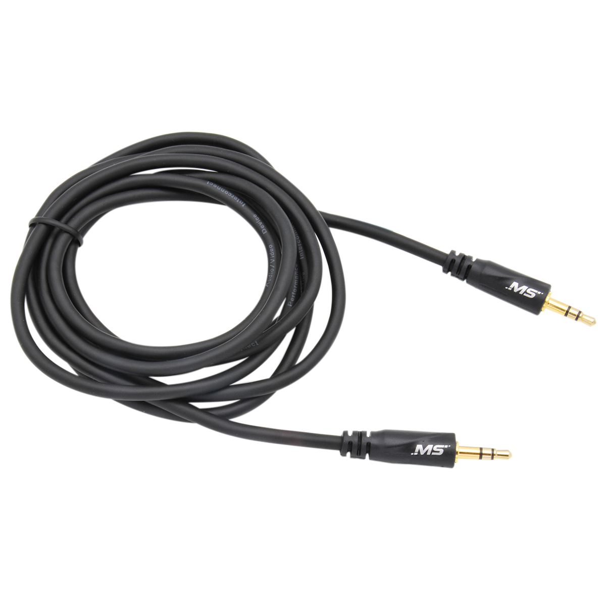 Mbs 3.5Mm To3.5Mm Au Stereo Cable Black