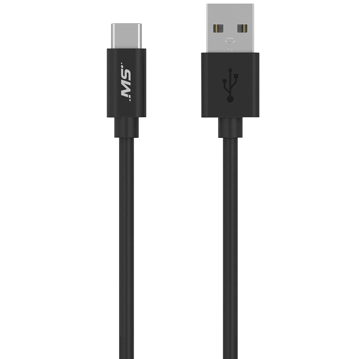 Ms USB-C To USB Cable 4Ft Bk