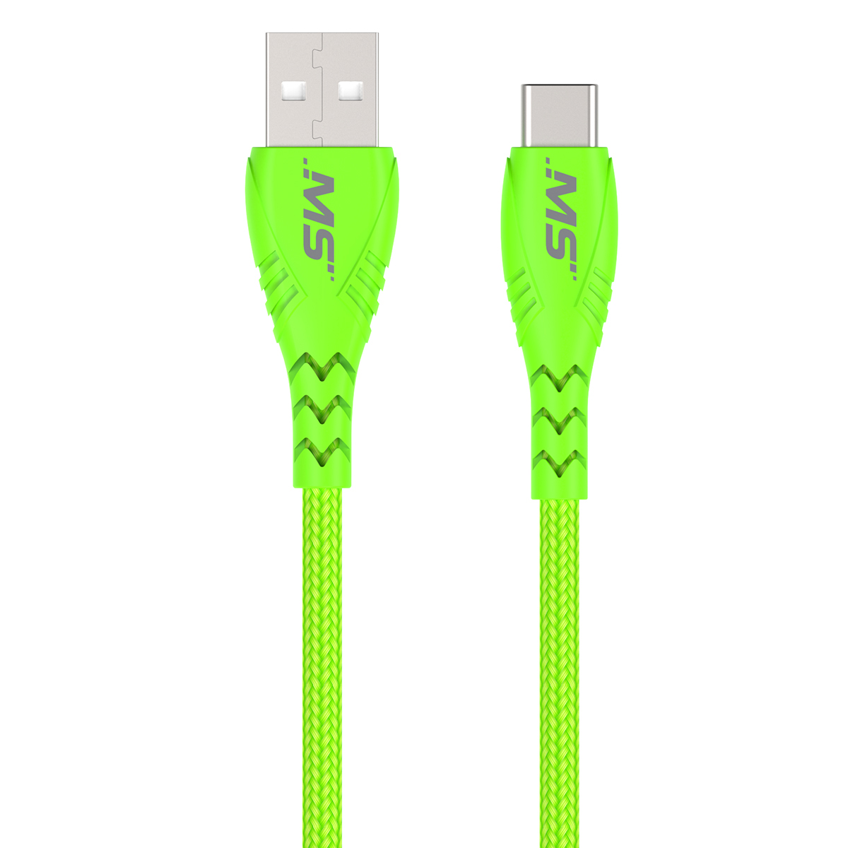 Ms 10 Hi Vis USB-C To A Cable Gr