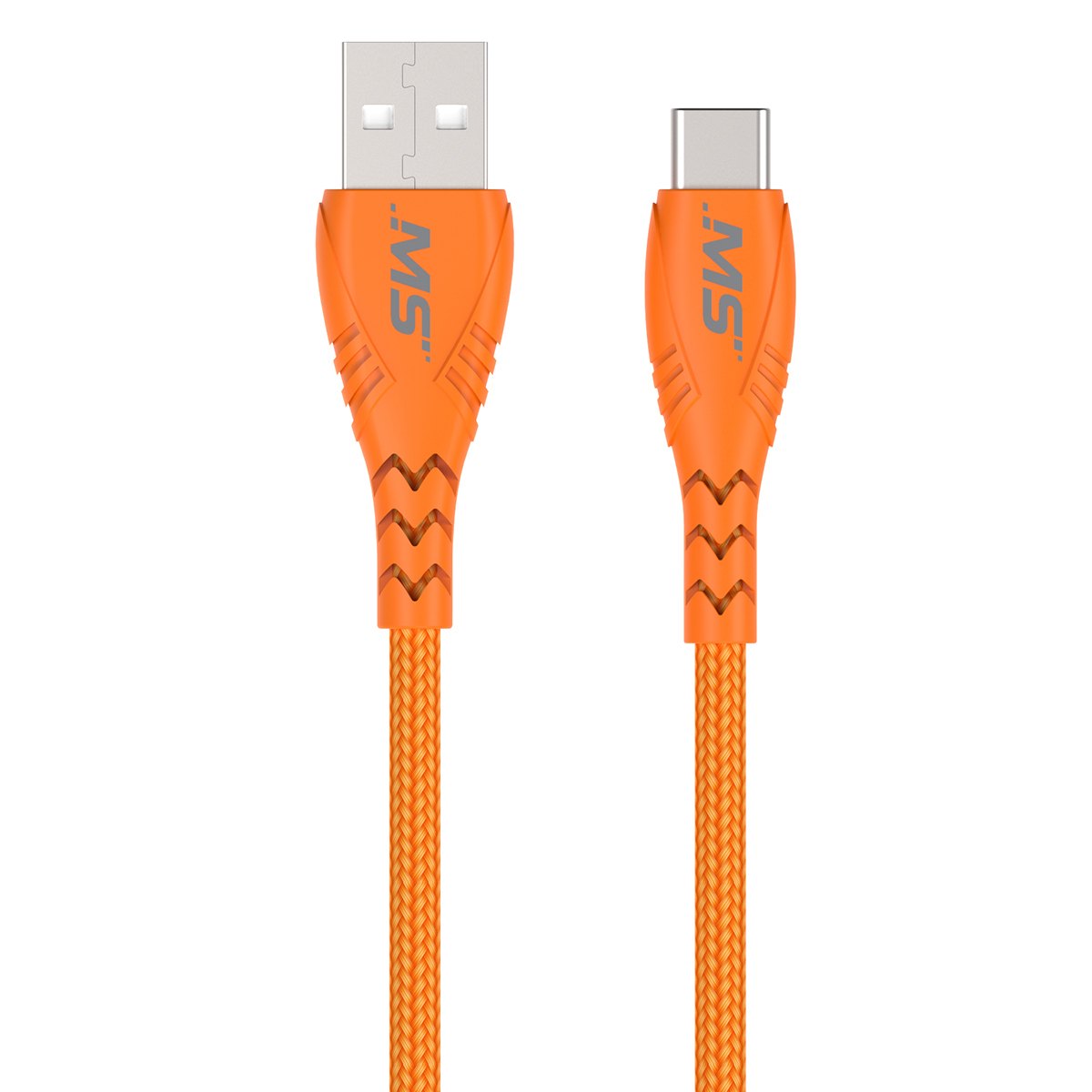 Ms 10 Hi Vis USB-C To A Cable Orange