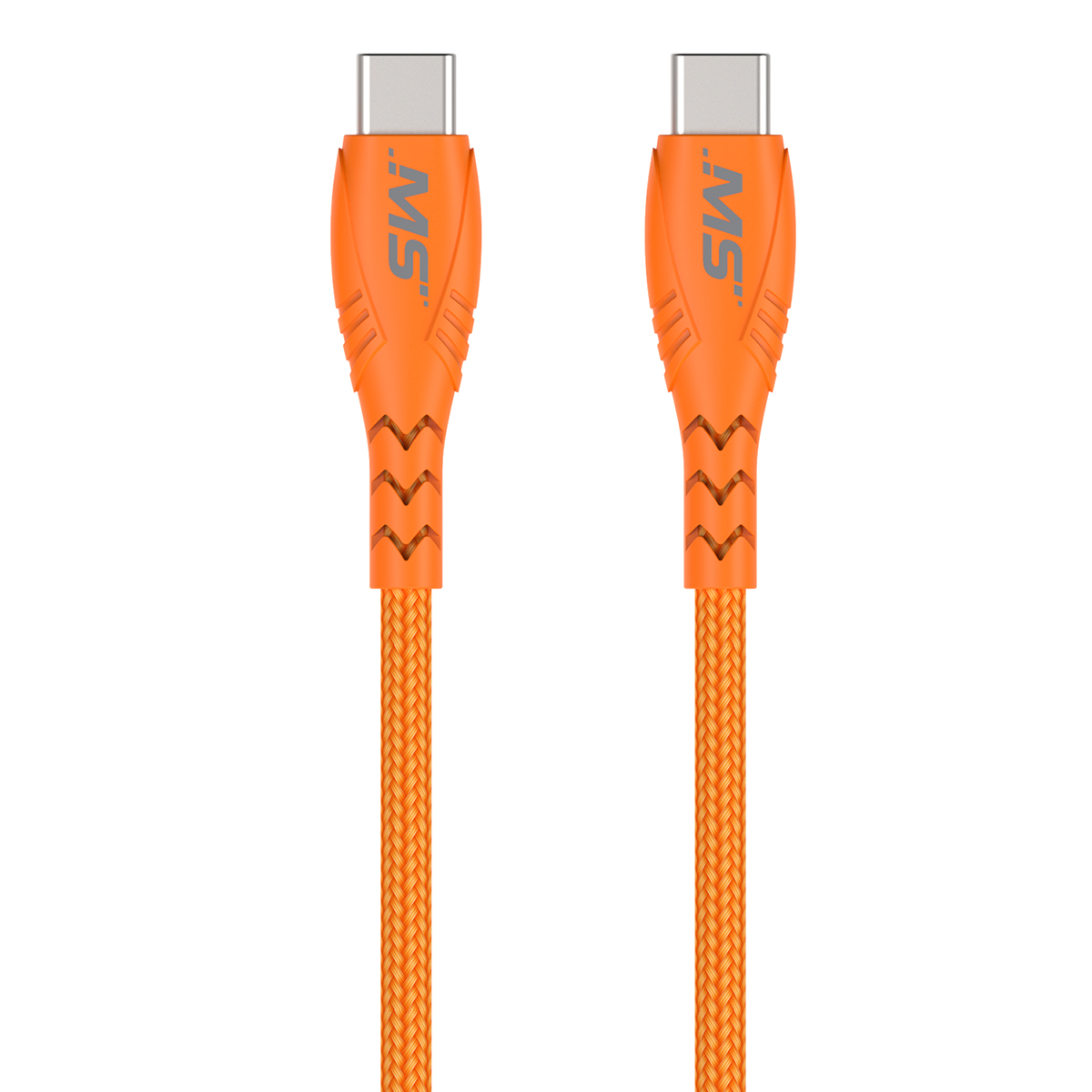 Ms 10 Hi Vis USB-C To USB-C Cable Orange