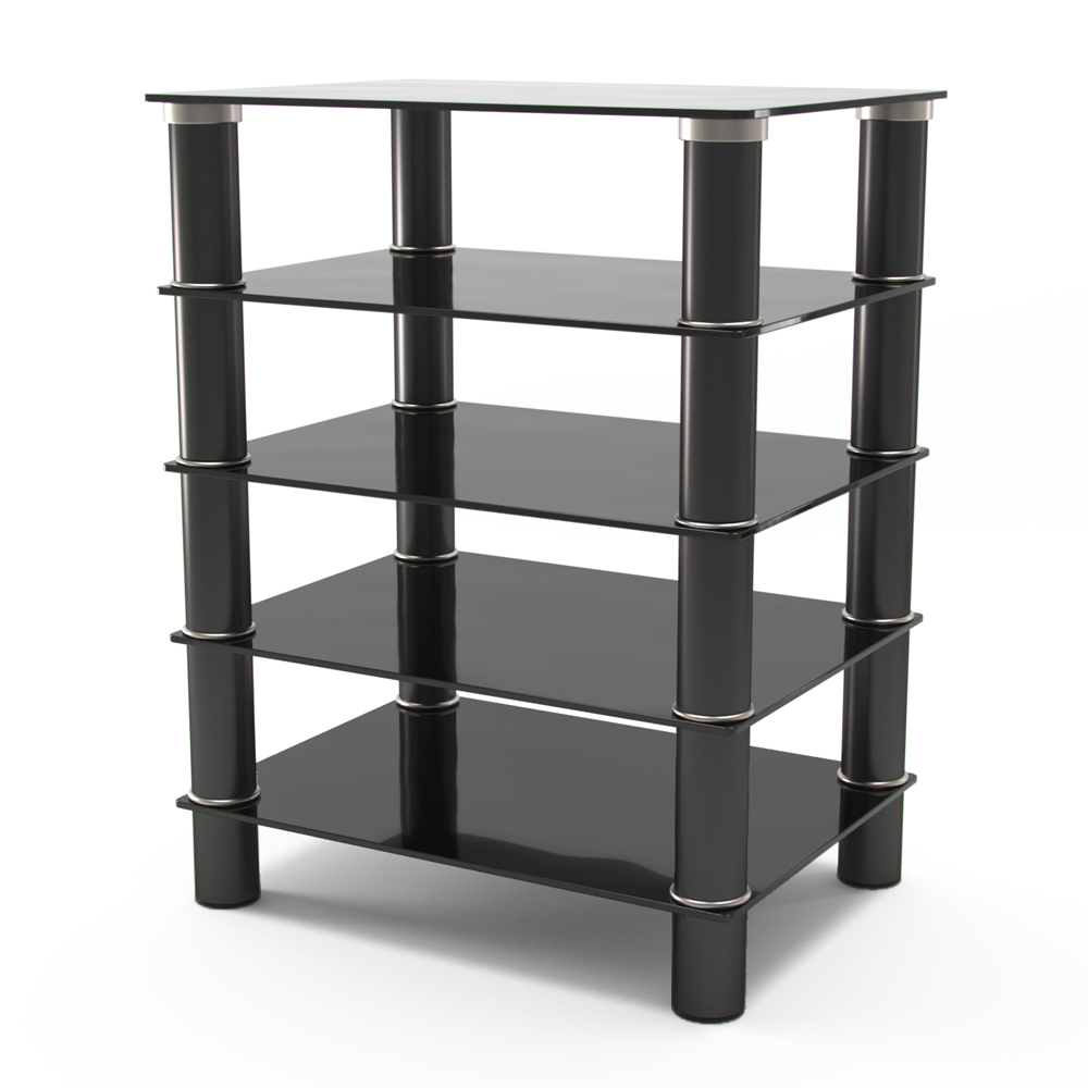 Hamlin Glass Component Stand in Black