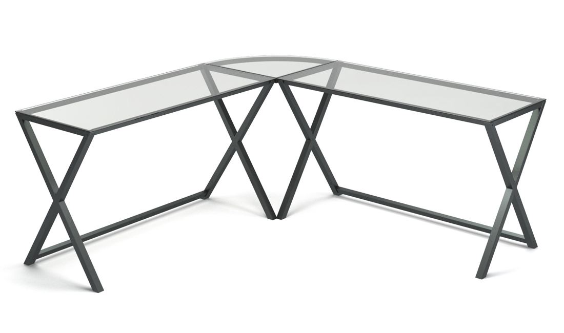 Keeling X Frame Computer Desk