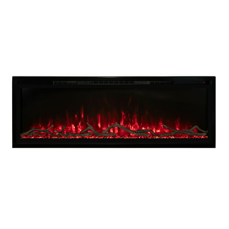 Modern Flames Spectrum Slimline 50" Ultra-Slim Build-In Electric Fireplace - SPS-50B