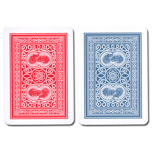 Modiano Old Trophy Poker Red/Blue 4-PIP