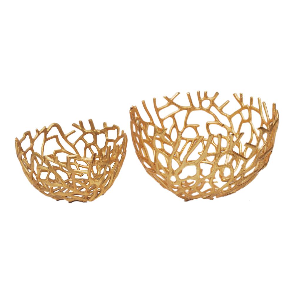 Nest Bowls Gold Set Of Two