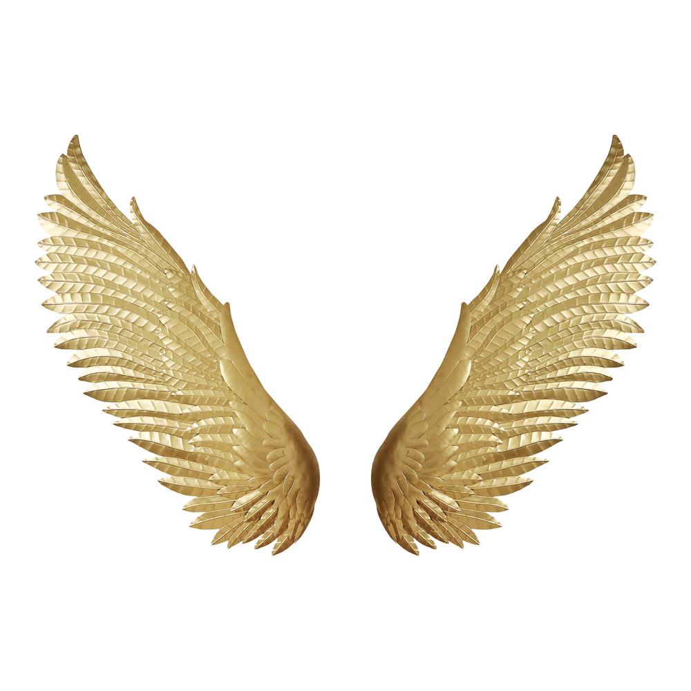 Wings Wall Decor Gold